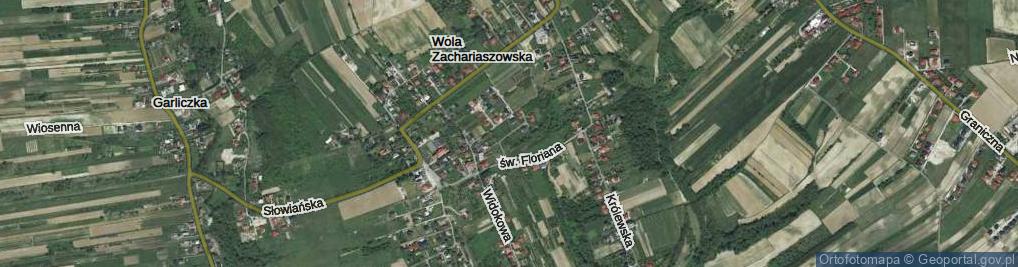 Zdjęcie satelitarne Spokojna ul.